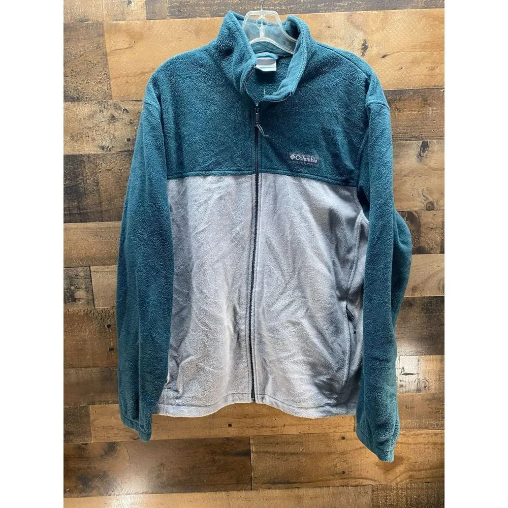 Columbia Teal Zip Up Jacket Size Large